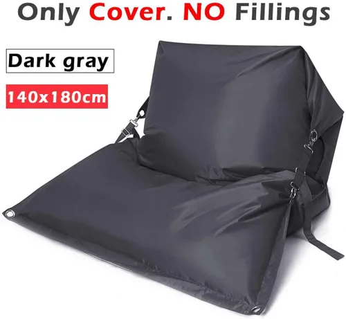 Vista 3 de Funda para sofá 420D, impermeable, tela Oxford, para tumbonas, puf o sofás, tatami, hogar, camping, almacenamiento al aire libre, funda para silla