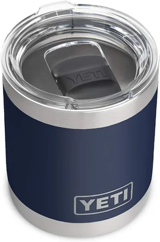 Vista 18 de Yeti Rambler Vaso corto de 10 onzas con aislamiento térmico al vacío, de acero inoxidable, con tapa MagSlider Rosa arenisca.