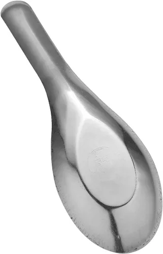 Vista 2 de renvena Cucharas de sopa gruesas y pesadas, cucharas de sopa de acero inoxidable, cucharas de mesa, 10 unidades tipo A