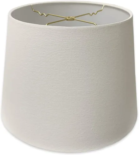 Vista 19 de Royal Designs, Inc. Persiana de tambor poco profundo cónico, HB-606-12BG, beige, 8 x 12 x 8.5