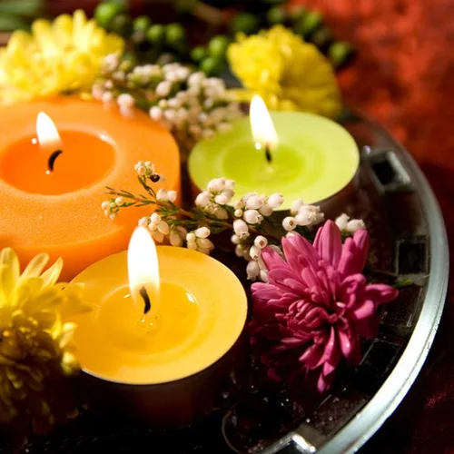Vista 5 de Evinis 30 latas de velas plateadas de 4 onzas con tapas, kit de fabricación de velas de bricolaje para todas las edades