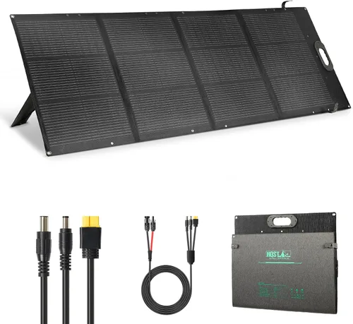 Vista 10 de HQST Panel solar portátil 100W, tipo N, eficiencia del 25%, prenda