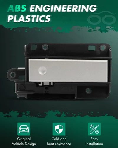 Vista 2 de SCITOO Manija de puerta interior compatible con Chevy 2007-2013 para Silverado 1500 negro interior interior 1 pieza manija de repuesto 15914995