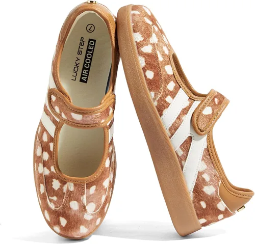 Vista 12 de LUCKY STEP Zapatillas de moda de suela fina para mujer