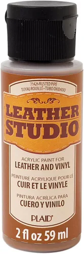 Vista 17 de Leather Studio 71411 pintura para piel de color blanco, 2 onzas
