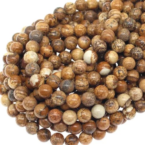 Vista 15 de Cuentas de ágata de pavo real natural de 0.236 in, cuentas redondas lisas de materiales de bricolaje, pulsera, collar, aretes, fabricación de joyas
