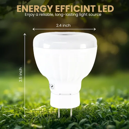 Vista 4 de Sensor de movimiento brillante de 5 W, luz nocturna enchufable, salida de CA, color blanco frío, 6500 K, lámpara LED automática activada por