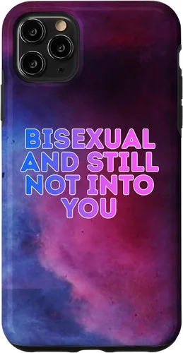 Vista 10 de Bisexual and Still Not Into You Bi Flag Pride Equality Humor Case for iPhone 17