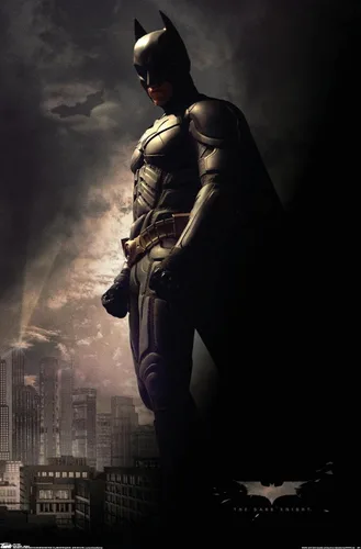 Vista 7 de [Usado] Trends International DC Comics Movie - Póster de pared de Batman en las sombras, 14.725 x 22.375 pulgadas, versión enmarcada de caoba