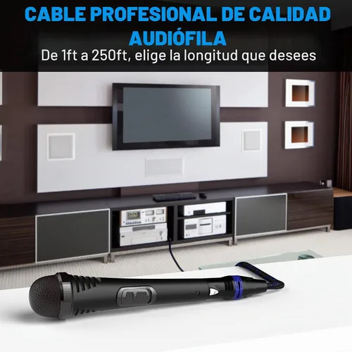 Vista 6 de XLR Cable de micrófono de 4 pies (paquete de 2, multicolor), cable de conexión de micrófono equilibrado de 3 pines macho a hembra, trenzado