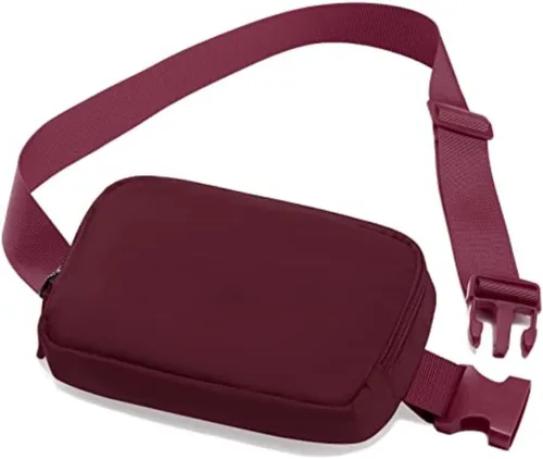 Vista 29 de Riñonera, bolsa para cinturón, correa ajustable ajustable de 40 pulgadas, para mujeres y hombres