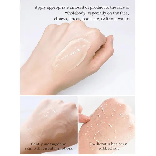 Vista 5 de Gel exfoliante de naranja, gel exfoliante purificante para cara y cuerpo, exfoliante hidratante de piel de limpieza profunda, geles exfoliantes