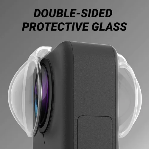 Vista 4 de Protector de lente compatible con DJI Osmo 360, protectores de lente transparentes para osmo 360 con protector de pantalla de lente para DJI Osmo