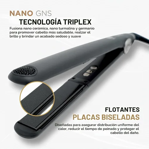 Vista 5 de COCCO GNS Flat Iron V3, Advanced Professional Hair Straightener