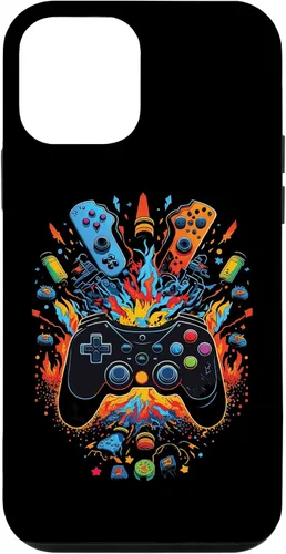 Vista 16 de iPhone 16 Gamer Aesthetic Graphic Gaming Video Games Boys Teens Kids Case