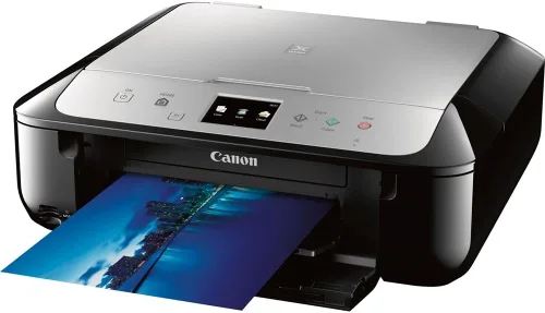 Vista 4 de Impresora inalámbrica Canon MG6820 todo en uno con escáner y fotocopiadora, impresión compatible con celulares y tabletas con AirPrint™ y la nube