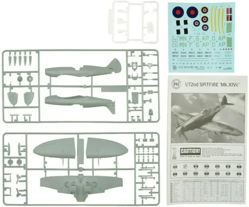Vista 2 de Premium Hobbies Spitfire Mk. XIV C 1:72 Kit de avión modelo de plástico 132V