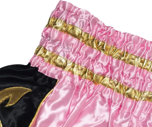 Vista 4 de Pantalones cortos de Muay Thai para niños (4 años a 10 años), boxeo, kickboxing, artes marciales mixtas para niños y niñas