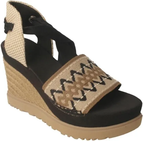 Vista 4 de UGG Women's Abbot Ankle Wrap Wedge Sandal
