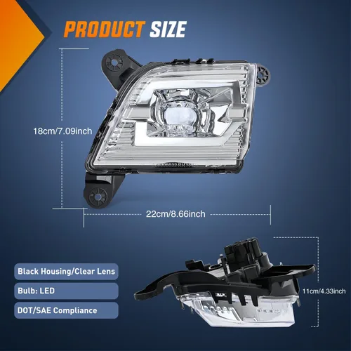 Vista 7 de Nilight - Conjunto de luz antiniebla compatible con Chevy Silverado 1500 2019-2023 Chevy Silverado 2500HD 3500HD 3500HD 2021 2022 2023 2021 2022