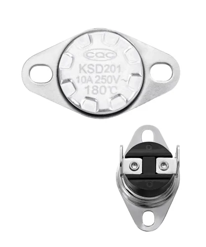 Vista 9 de KSD201 70 Fusible térmico para termostato de microondas para microondas GE, interruptor térmico universal normalmente cerrado, reemplazo