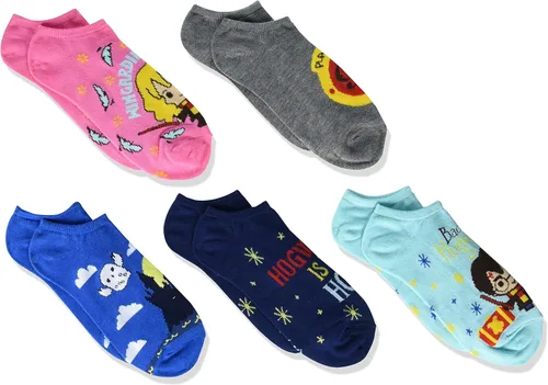 Vista 5 de Harry Potter Paquete de 5 calcetines invisibles unisex para niños