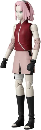 Vista 5 de BANDAI Anime Heroes Naruto Figura de acción Haruno Sakura Figura de 6.7