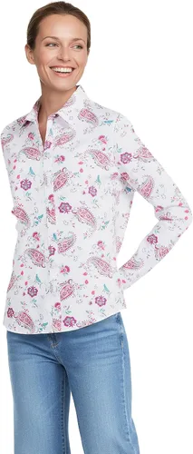 Vista 27 de Lands' End - Camisa de manga larga de cordón Pinwale para mujer