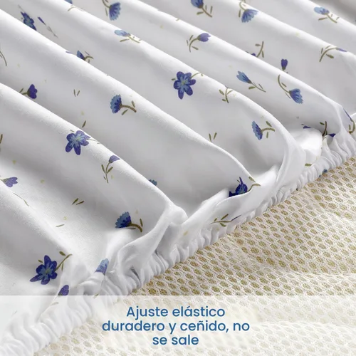 Vista 6 de HOMEIDEAS 6 piezas de sábanas impresas tamaño matrimonial, sábanas de microfibra cepillada extra suave con patrón de 1800 hilos, bolsillo profundo