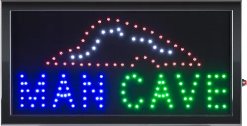 Vista 11 de Letrero de barra LED – Letrero eléctrico de neón con animación y LED de bajo consumo para hogares, negocios y eventos por Lavish Home