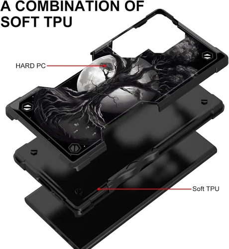 Vista 207 de Funda para Galaxy A14 5G, [Doble Capa][Protección contra Caídas de Grado Militar de 10 Pies] [Antideslizante] Funda Resistente a Prueba de Golpes
