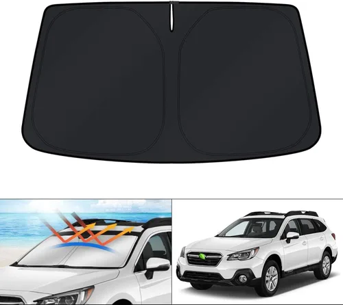Vista 39 de KUST - Parasol plegable para parabrisas para BMW X1 E84, accesorios 2011 2012 2013 2014 2015, protector de visera de sol ajustable que bloquea