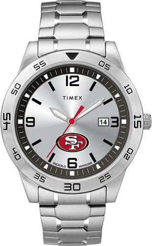 Vista 15 de Timex Tribute Reloj de cuarzo para hombre Citation de 42 mm con correa de acero inoxidable