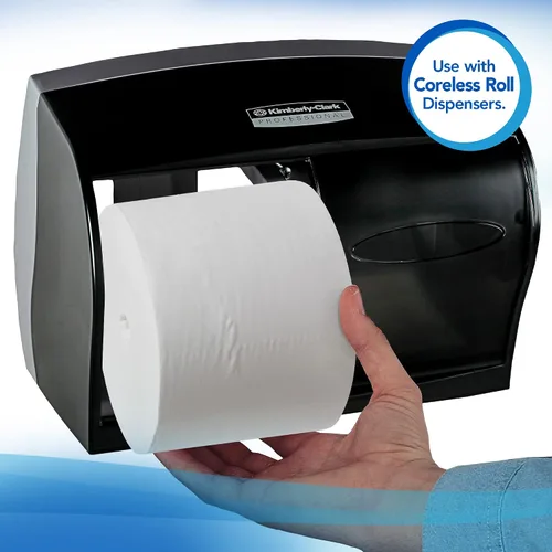 Vista 6 de Scott 07001 Essential - Rollo de papel higiénico sin núcleo, extra suave, estándar, doble capa (caja de 36 rollos)
