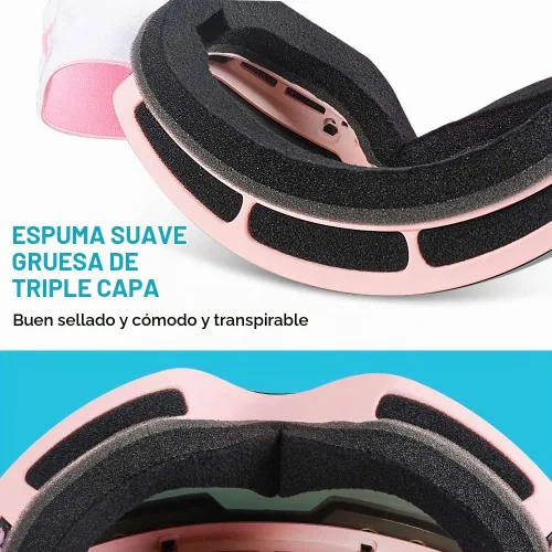 Vista 9 de ZIONOR XMINI Kids Ski Goggles - Snowboard Snow Goggles for Boys Girls Youth