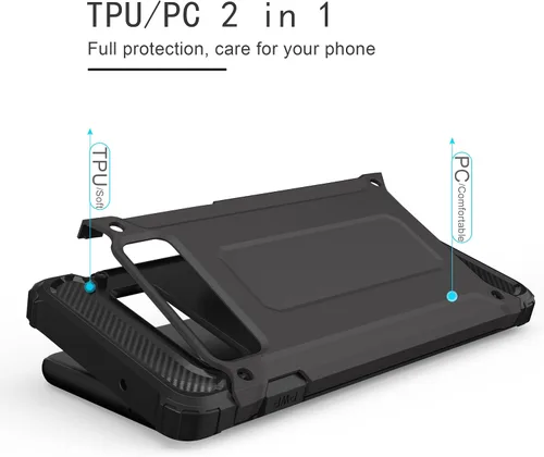 Vista 4 de Asuwish Funda protectora para Samsung Galaxy S10 Plus con protector de pantalla de vidrio templado y accesorios delgados para celular Glaxay S10+