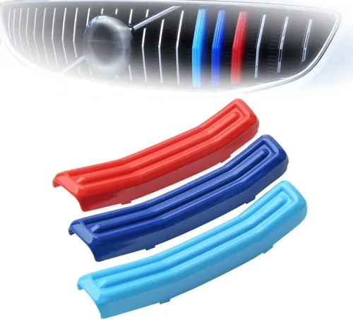 Vista 9 de ontto Apto para Volvo S60 2020 2021 Insertos de Rejilla Tiras Molduras Riñón Delantero Tira Decorativa Rejillas Color A