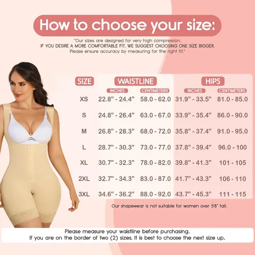 Vista 2 de LadySlim by NuvoFit 206 Fajas moldeadoras para mujer con control de abdomen Fajas colombianas reductoras BBL etapa 2 poscirugía moldeadora corporal