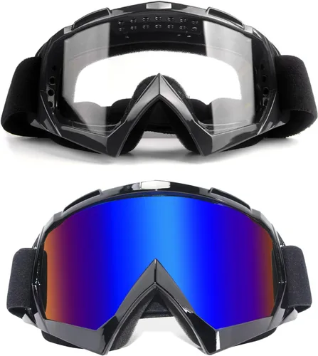 Vista 11 de Gafas de motocross ATV Motocross MX Off Road para hombres, mujeres, adultos, jóvenes, carreras de equitación