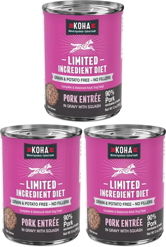 Vista 12 de KOHA Dieta de Ingredientes Limitados Entrada de Carne de Res para Perros - Comida Húmeda para Perros Sin Granos Sin Rellenos - Comida para Perros