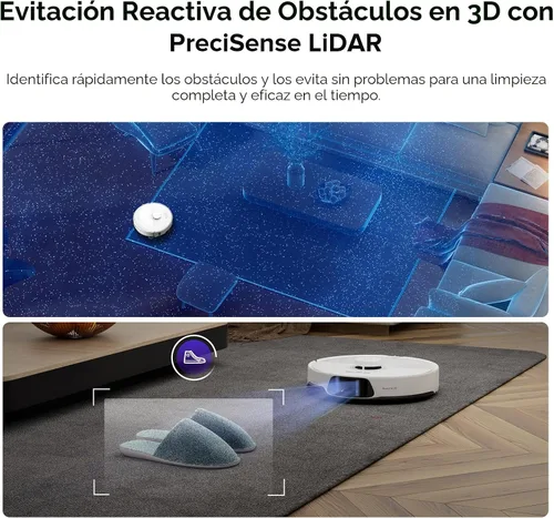 Vista 7 de roborock S8 Max Ultra with Refill & Drainage System Robot Vacuum and Mop