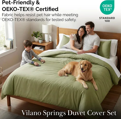 Vista 5 de Southshore Fine Living, Inc. Juego de funda de edredón extra grande de tamaño California King, funda de edredón premium suave y cómoda con cierre