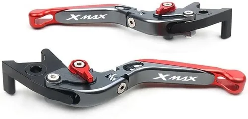 Vista 3 de TEMKIN W - Palancas de embrague de freno extensibles plegables para motocicleta Yamaha Xmax 250 125 300 400 XMAX300 X-MAX 125 250 300 400 2013-2019