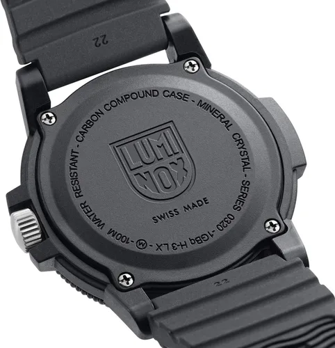 Vista 3 de Luminox - Reloj de tortuga marina de cuero para hombre (1.732in)