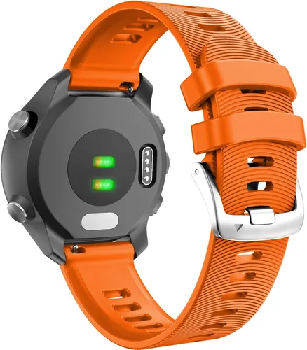 Vista 7 de ANCOOL Correa de reloj Garmin Forerunner 245/165/55/645, correa de reloj deportiva de silicona de 0.787 pulgadas compatible con Garmin Vivoactive