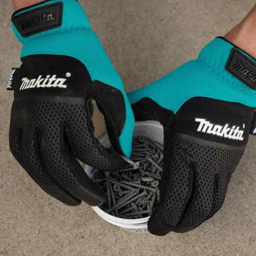 Vista 3 de Makita T-04151 Guantes de trabajo de protección flexible con puño abierto (mediano)