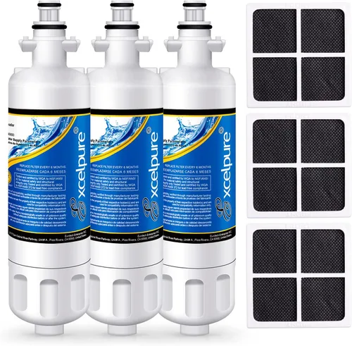 Vista 9 de EXCELPURE Reemplazo ADQ36006101 para LT700P, Kenmore 469690, ADQ36006102, LFXS30766S, LFX31925ST, LFX31945ST, RWF1052, LT120F, 469918, combo