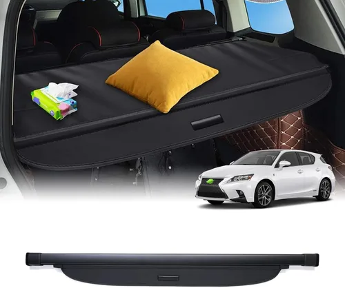 Vista 21 de Powerty - Cubierta de carga para Toyota RAV4 2013-2018, accesorios de cuero