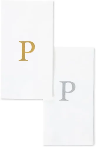 Vista 16 de AMERICAN HOMESTEAD - Toallas de mano desechables – Servilletas doradas con monograma – Toallas de papel de baño similares al lino para invitados