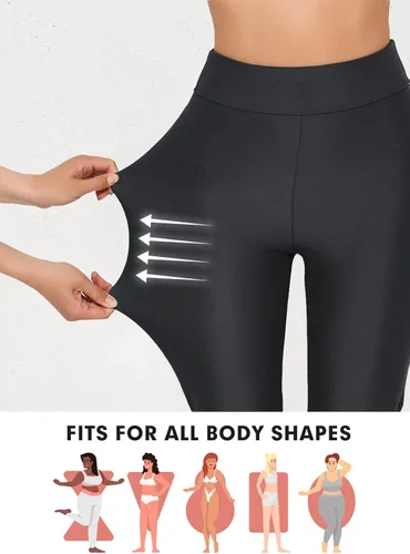 Vista 5 de Aleumdr Traje de baño largo para mujer, traje de baño tankini de cintura alta